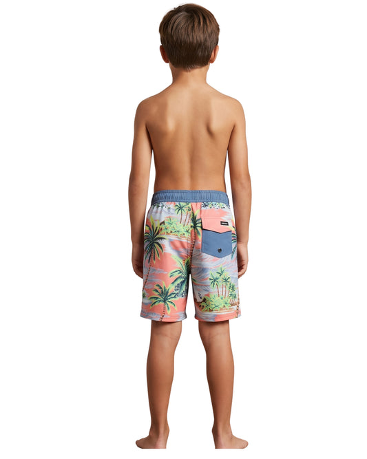 QUIKSILVER Boys Tropical Palm Tree Swim Short