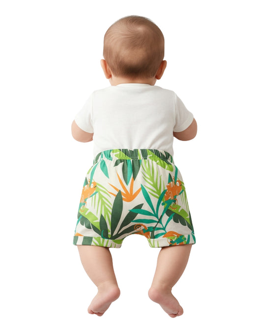 OKIE DOKIE Baby Leaves Graphic Short
