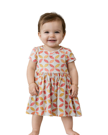 DOT DOT SMILE Baby Girls Stretch Dress