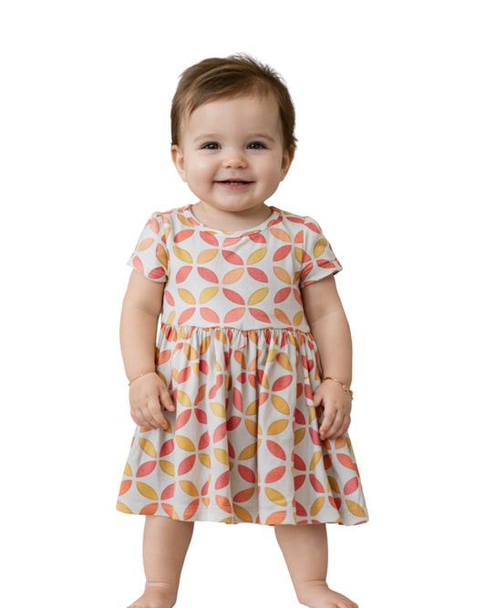 DOT DOT SMILE Baby Girls Stretch Dress
