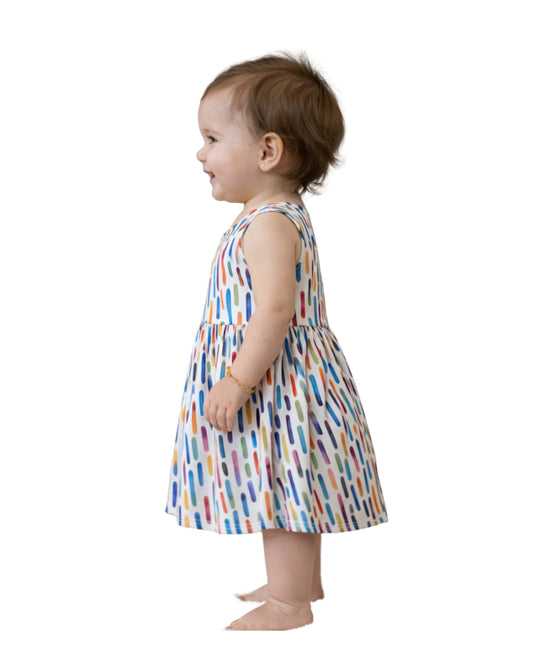 DOT DOT SMILE Baby Girls Sleeveless Dress