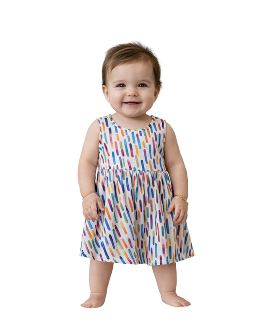 DOT DOT SMILE Baby Girls Sleeveless Dress