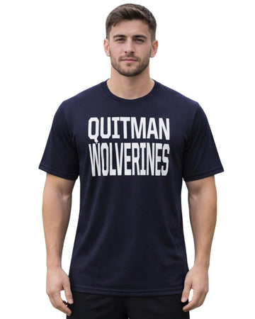 SPORT TECH Men Quitman Wolverines Sport T-Shirt
