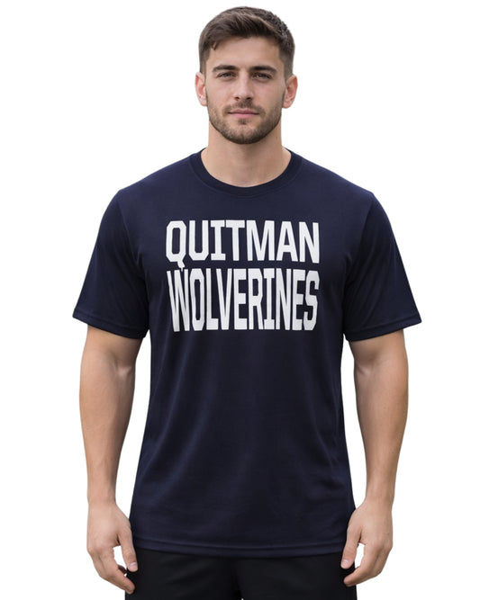SPORT TECH Men Quitman Wolverines Sport T-Shirt