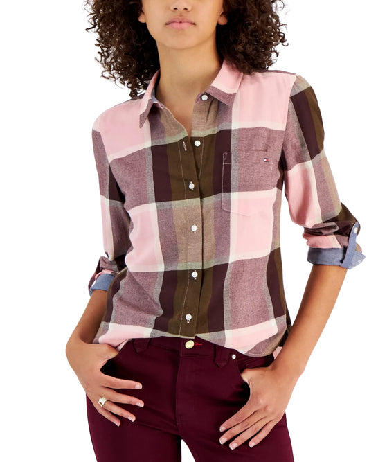 TOMMY HILFIGER Women Casual Long Sleeve Shirt