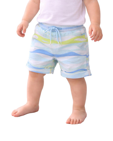 ROCKETS OF AWESOME MINI Baby Boys Designed Short