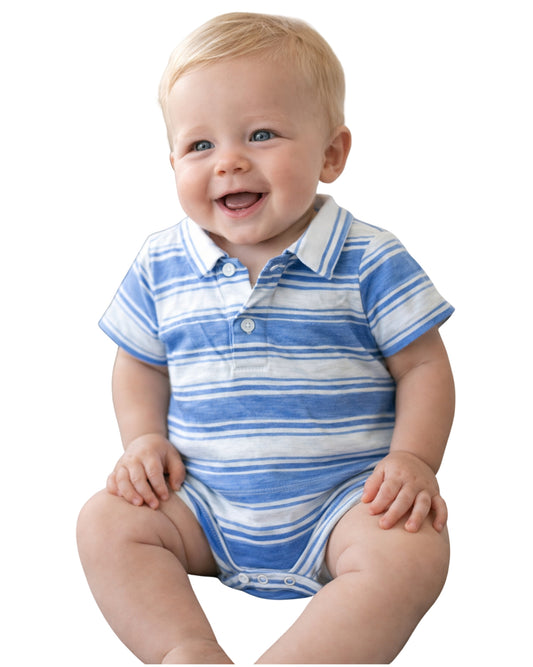 ROCKETS OF AWESOME MINI Baby Boys Polo Neck Overall