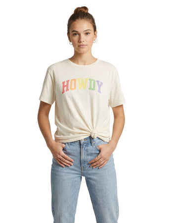 THERE ABOUTS Big Girls Howdy T-Shirt