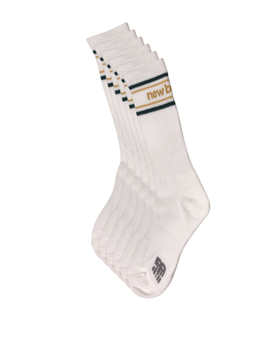 NB NEW BALANCE Men Rib 6 Pairs Socks