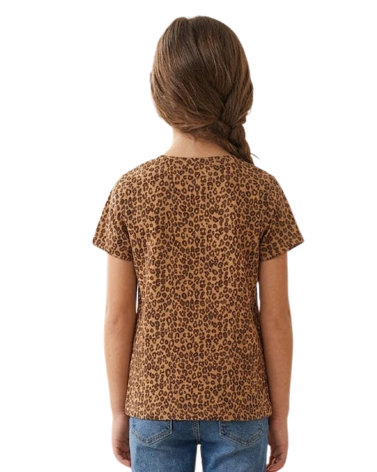 THERE ABOUTS Girls Animal Print T-Shirt