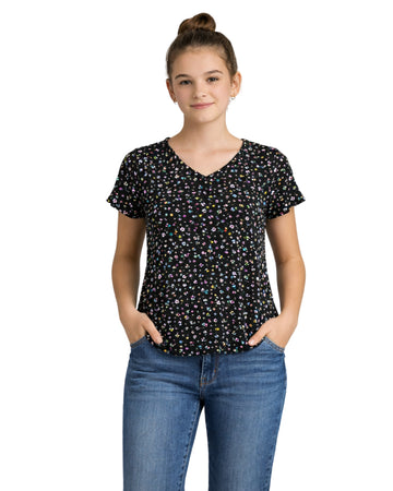 THERE ABOUTS Girls Floral T-Shirt