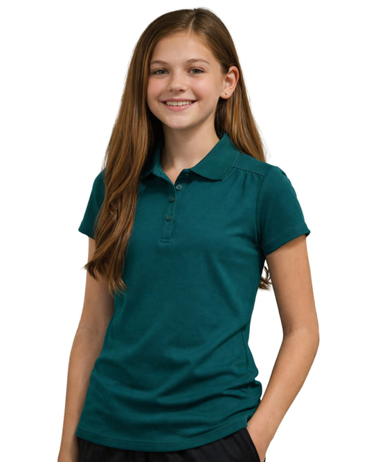 IZOD Kids Girls Stretch Polo T-Shirt