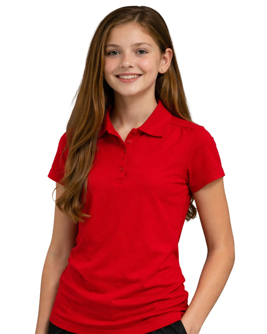 IZOD Kids Girls Short Sleeve Polo T-Shirt