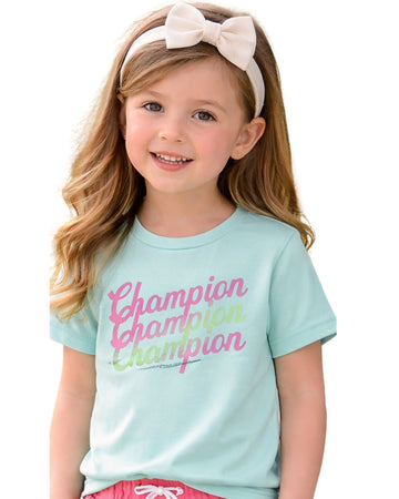 CHAMPION Kids Girls Casual T-Shirt