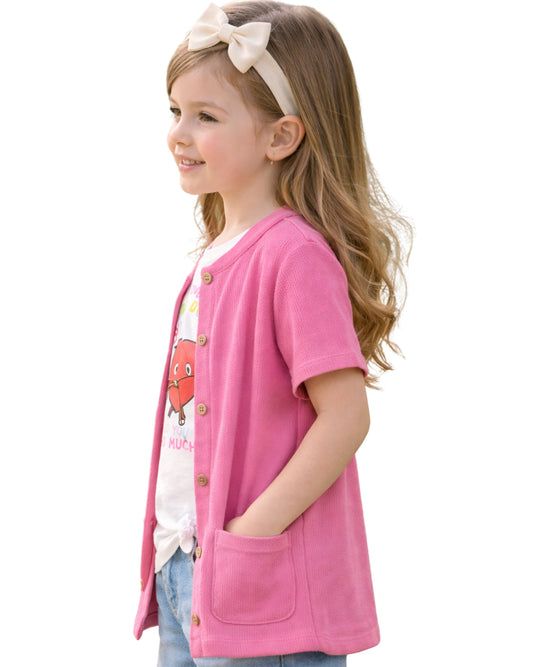 THERE ABOUTS Kids Girls Soft Jacket