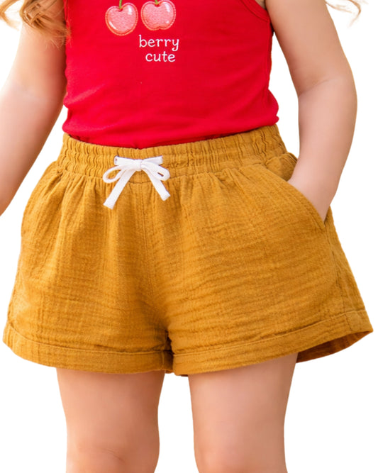 THERE ABOUTS Kids Girls Soft Short