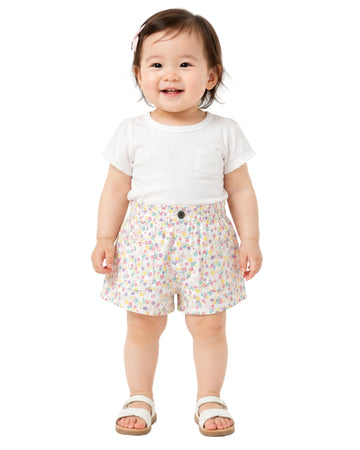 OKIE DOKIE Baby Girls Floral Casual Short