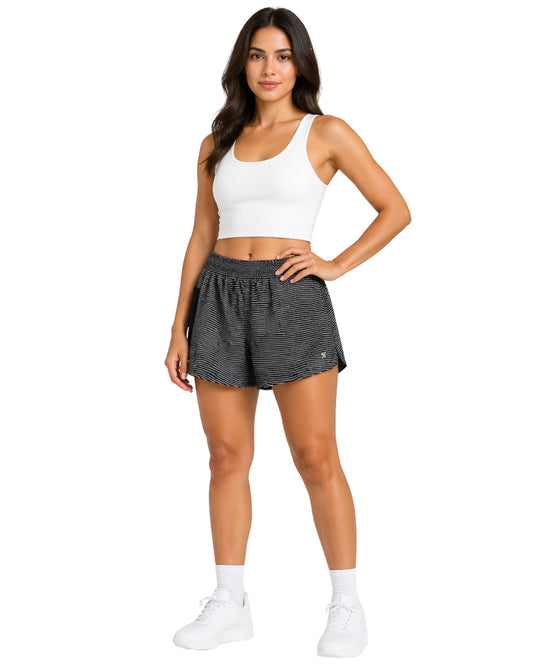 XERSION Kids Girls Stripped Sport Short