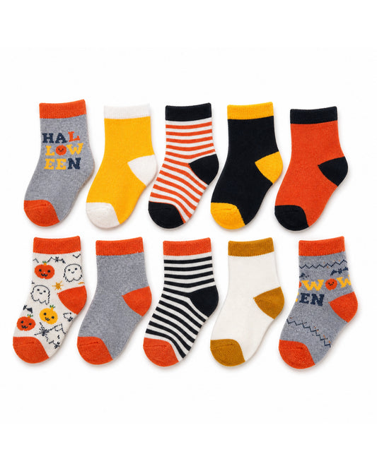 CHICK PEA Baby Boys Designed Socks 10 Pairs