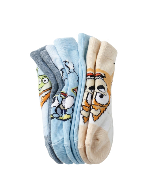 LUDO STUDIO Kids Cartoon Crew Socks 5 Packs