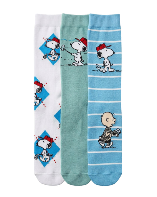 Boys Snoopy Crew Socks 3 Packs