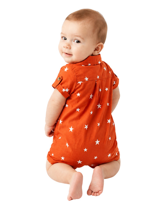 OKIE DOKIE Baby Boys Stars Prints Overall