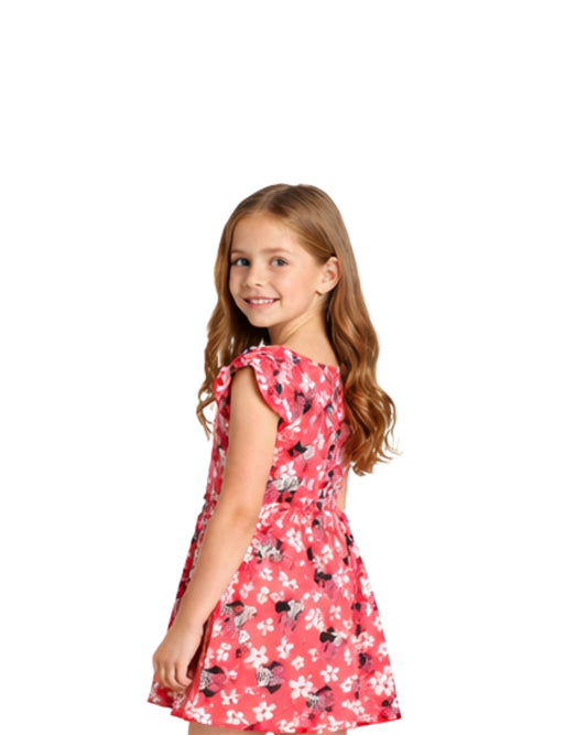 C & A Kids Girls Graphic Short Sleeve Dress