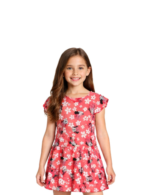 C & A Kids Girls Graphic Short Sleeve Dress