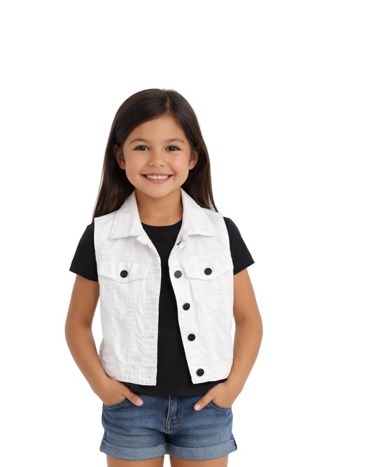 KNIT WORKS Kids Girls Casual Vest