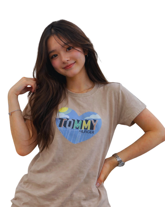 TOMMY HILFIGER Kids Girls Designed T-Shirt