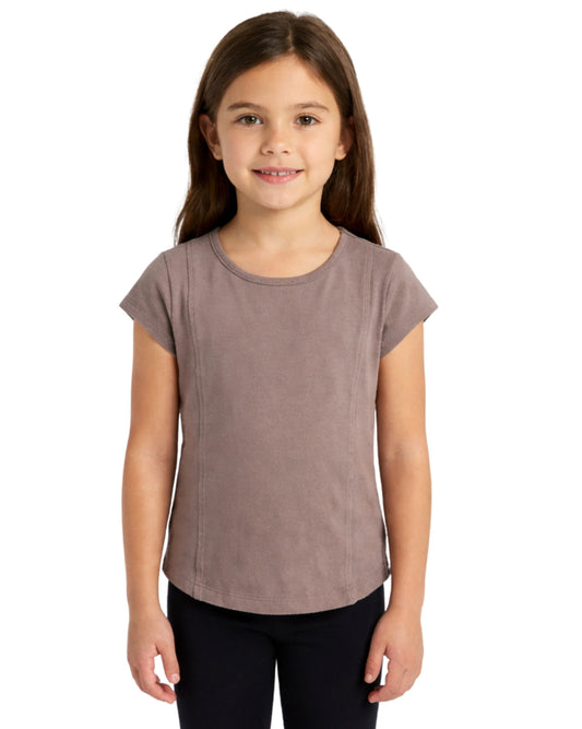 THERE ABOUTS Kids Girls Basic Short Sleeve T-Shirt