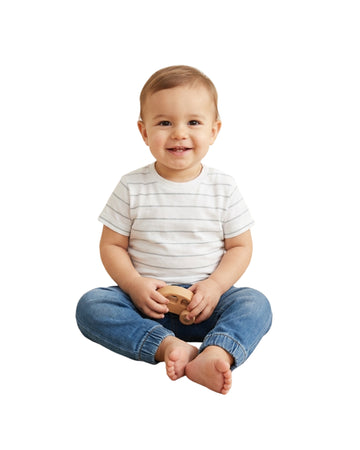 C & A Baby Boys Stripe Comfy T-Shirt