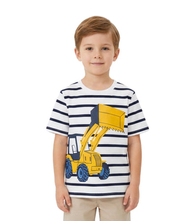 C & A Boys Truck Graphic T-Shirt
