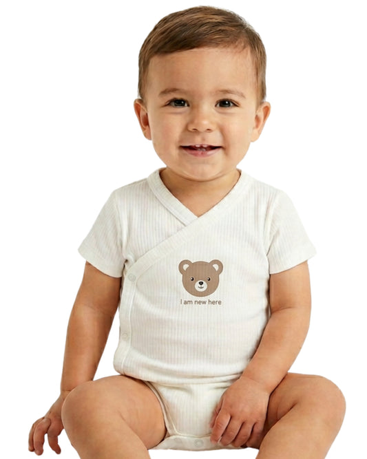 C & A Baby Boys Bear Jumpsuit