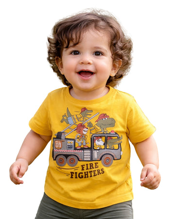 C & A Baby Boys Graphic Short Sleeve T-Shirt