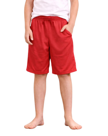 REAL ESSENTIALS Boys Fit Sport Short