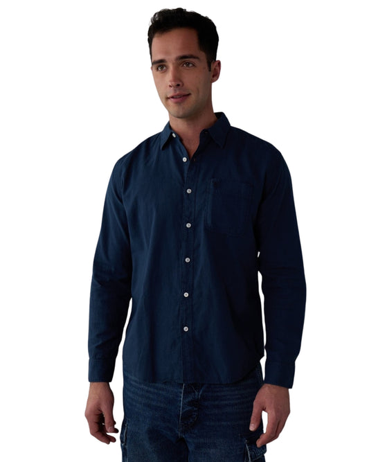 AMERICAN EAGLE Men Cotton Linen Shirt