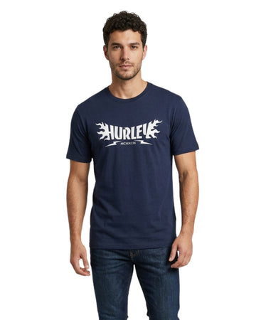 HURLEY Men Wings Logo Design T-Shirt