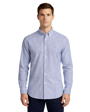 TOMMY HILFIGER Men Casual Stripped Long Sleeve Shirt