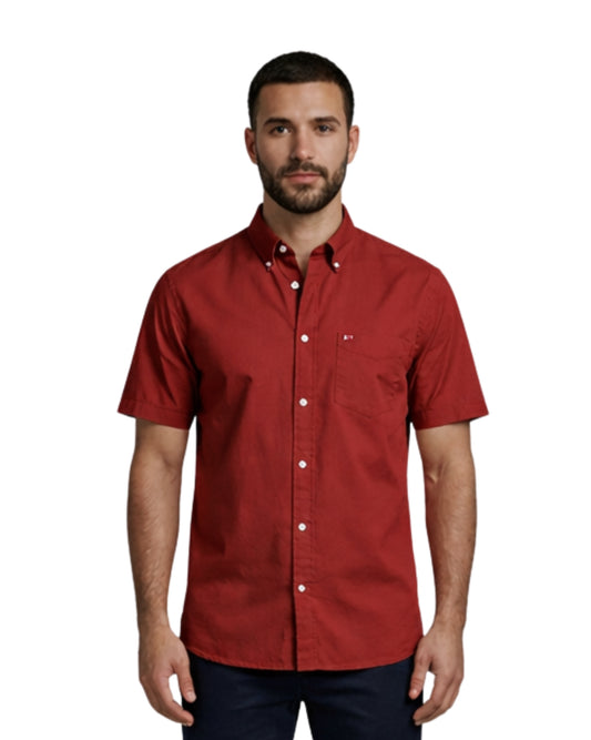 TOMMY HILFIGER Men Casual Short Sleeve Shirt