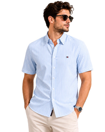 TOMMY HILFIGER Men Striped Casual Shirt