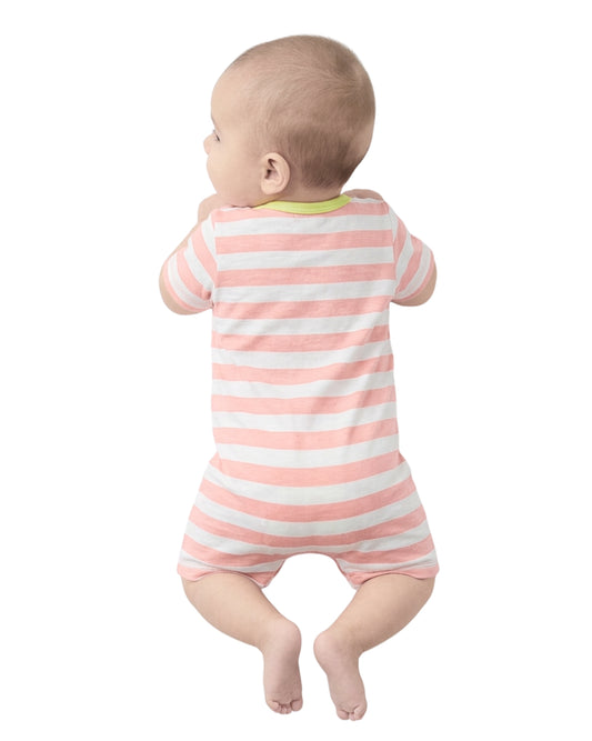 ROCKETS OF AWESOME MINI Baby Boys Stripped Overall