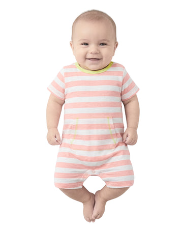 ROCKETS OF AWESOME MINI Baby Boys Stripped Overall