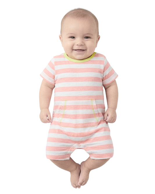 ROCKETS OF AWESOME MINI Baby Boys Stripped Overall