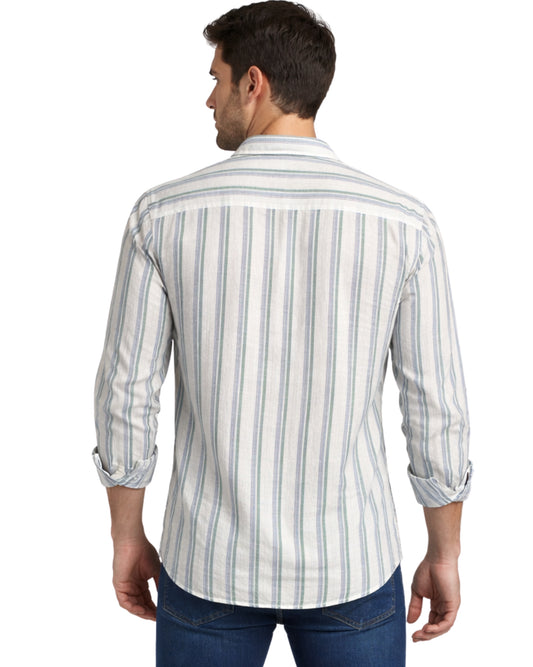KIABI Men Stripe Fit Shirt