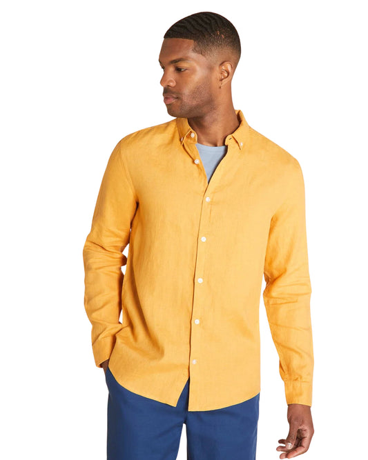 KIABI Men Straight Cut Linen Shirt