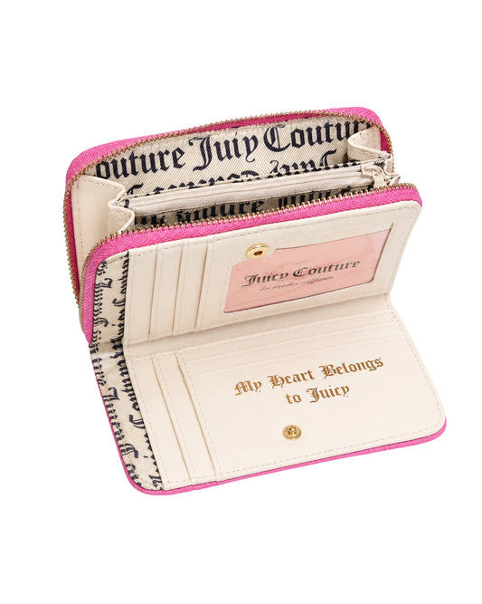 JUICY COUTURE Women Embossed Monogram Wallet