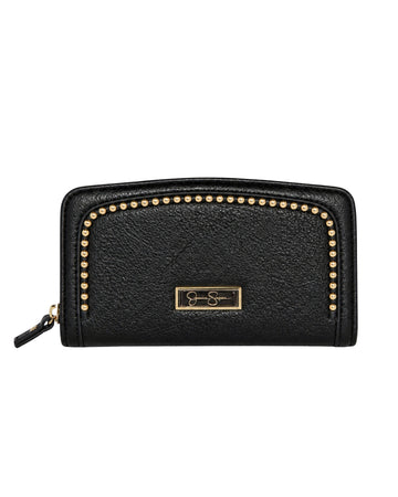 JESSIC SIMPSON Women Gold Stone Accents Wallet