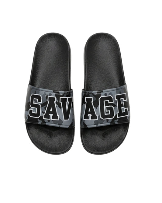 CONNCTD Men Camouflage Pattern Slipper