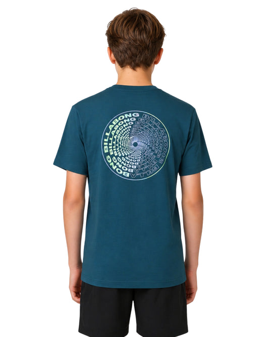 BILLA BONG Boys Logo Circular Way T-Shirt